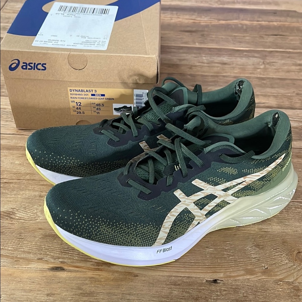 ASICS Dynablast 3 Green Running Shoes